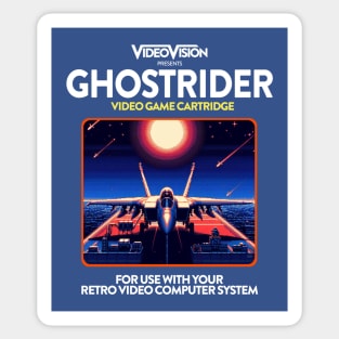 Ghostrider 80s Game Sticker